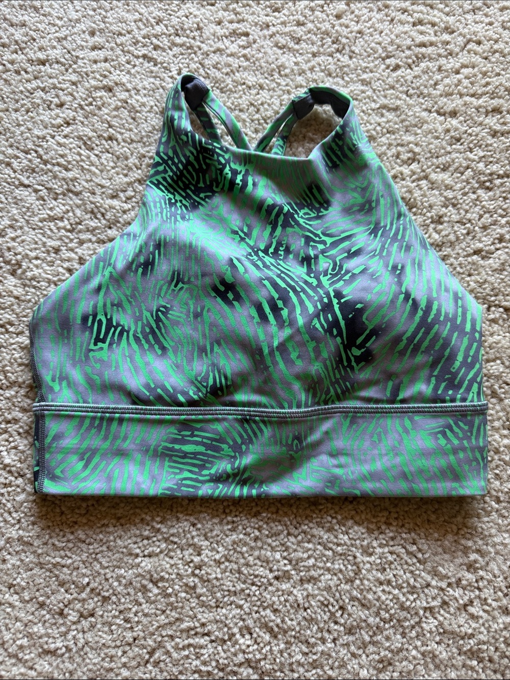 Lululemon SeaWheeze - High Neck Long Line Energy Bra